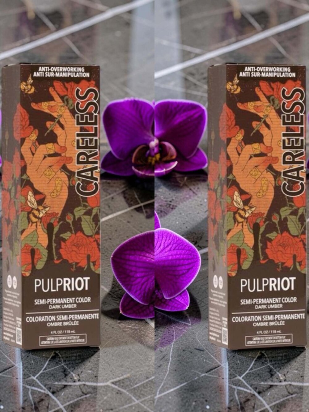 Pulp Riot Carless Dark Umber Coloration Semi Permanent 4 oz_ 2 units